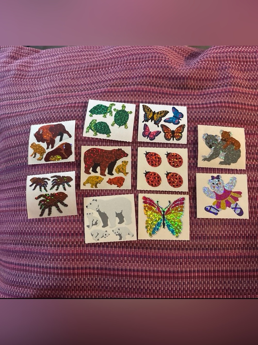 Hambly sparkly stickers 10 sheets mods animal set polar & brown bears koala